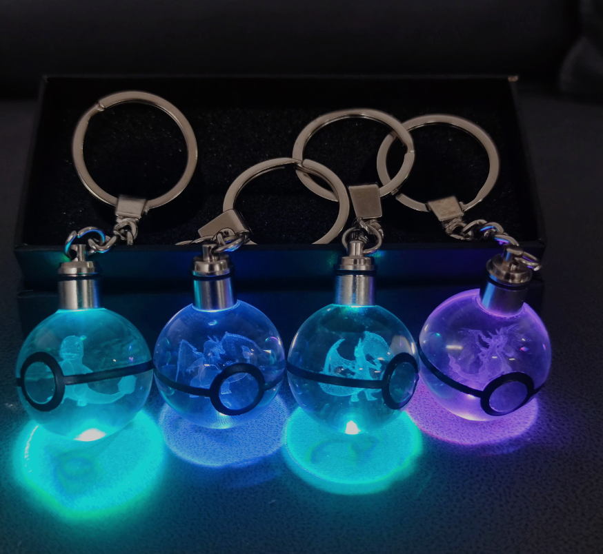 Pokeball Keychains